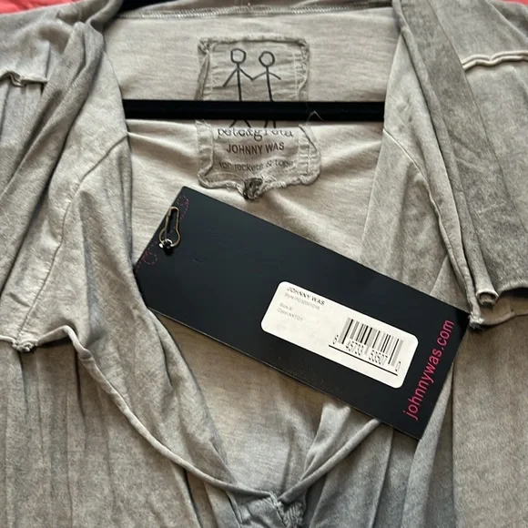 NWT. Johnny Was “Pete and Greta” thin knit cardigan. - Picture 2 of 7